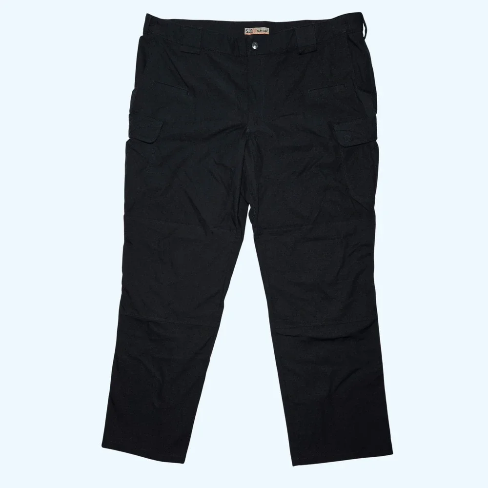 5.11 Tactical Stryke Cargo Pants Mens 44x32 Black Ripstop 74369-019 Pockets